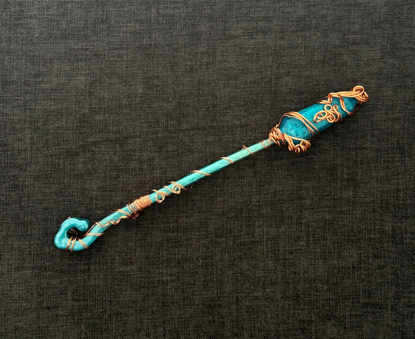 Handmade Wire Wrapped Resin Wand